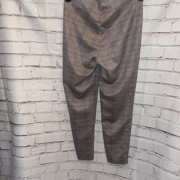 Preowned ZARA Faux Suede Stretch Pants Size Med - Picture 4 of 6
